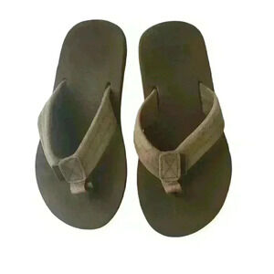 Quicksilver Kids Carver Suede Flip Flip Sandal Size 4.5